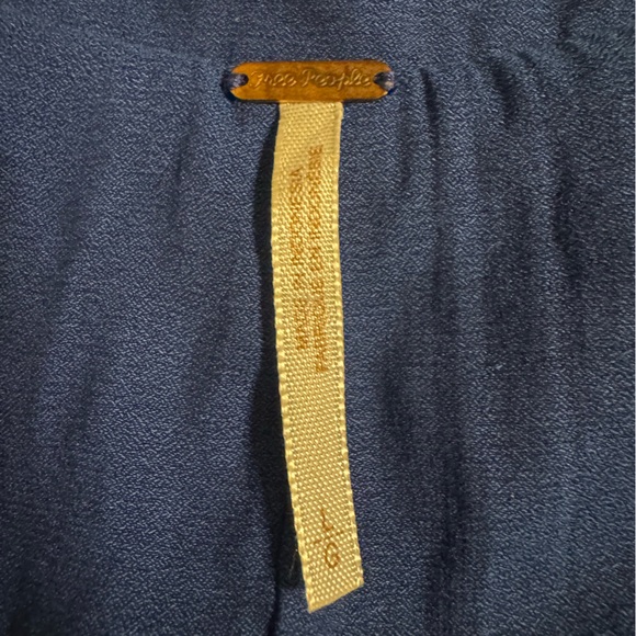 Free People Darcy Cobalt Blue Sleeveless Top Size Large - Picture 6 of 8